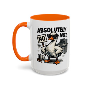 Sassy Coffee Mug, Humorous Gift for Geese Lovers, Fun Office Desk Decor, Funny Animal Cup, Quirky Kitchenware