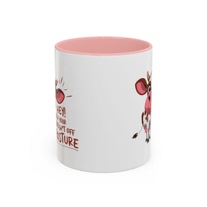 Funny Cow Coffee Mug – Perfect Gift for Farmers, Cow Lovers, Humor Fans, Cute Kitchen Decor, Office Coffee Cup