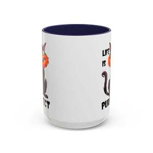 Purrfect Cat Accent Coffee Mug, Cat Lover Gift, Funny Drinkware, Cute Kitchen Accessory, Pet Owner Mug, Unique Gift Idea