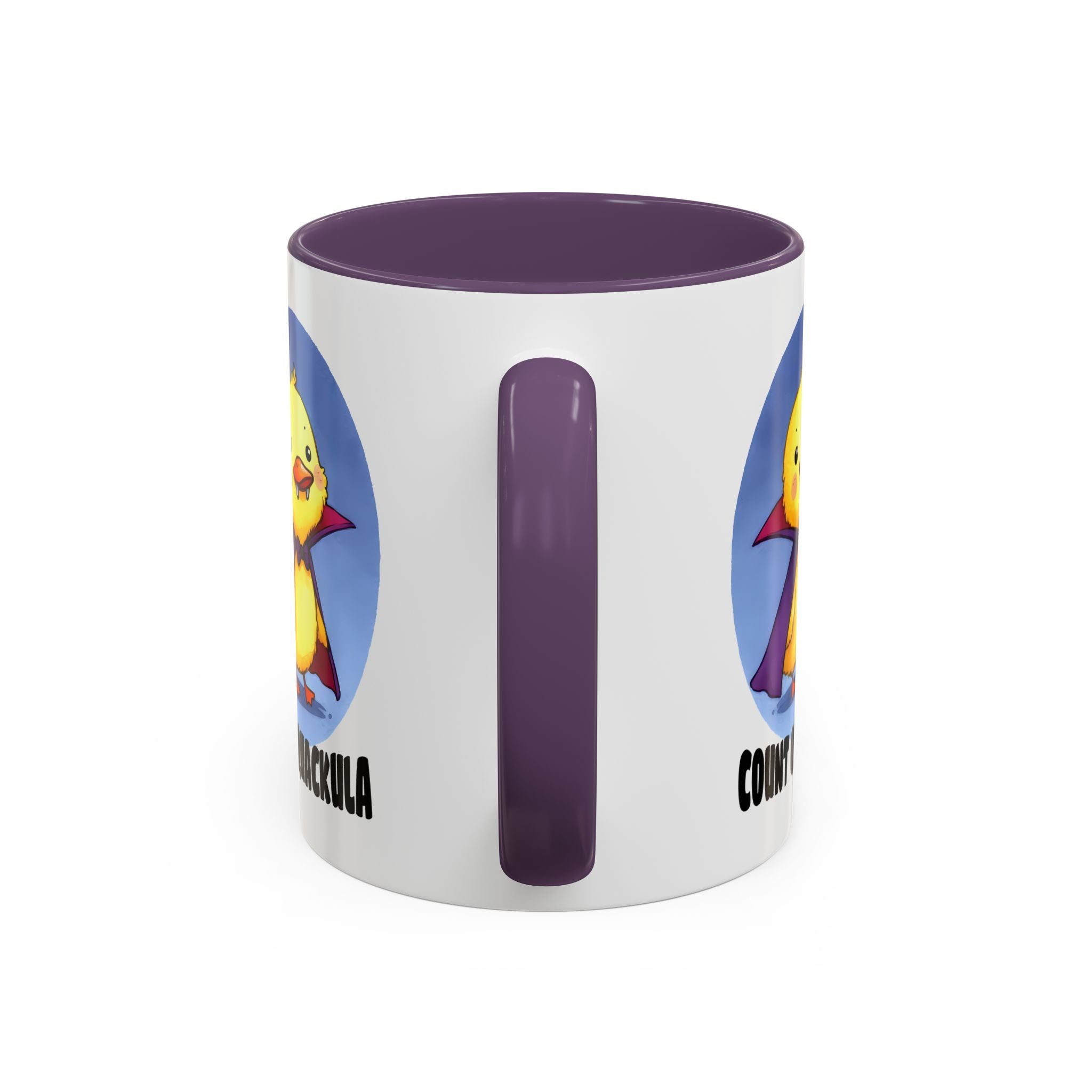 Cute Count Quackula Accent Coffee Mug - Adorable Gift for Coffee Lovers, Halloween Decor, Chick Collectors, Quirky Kitchen