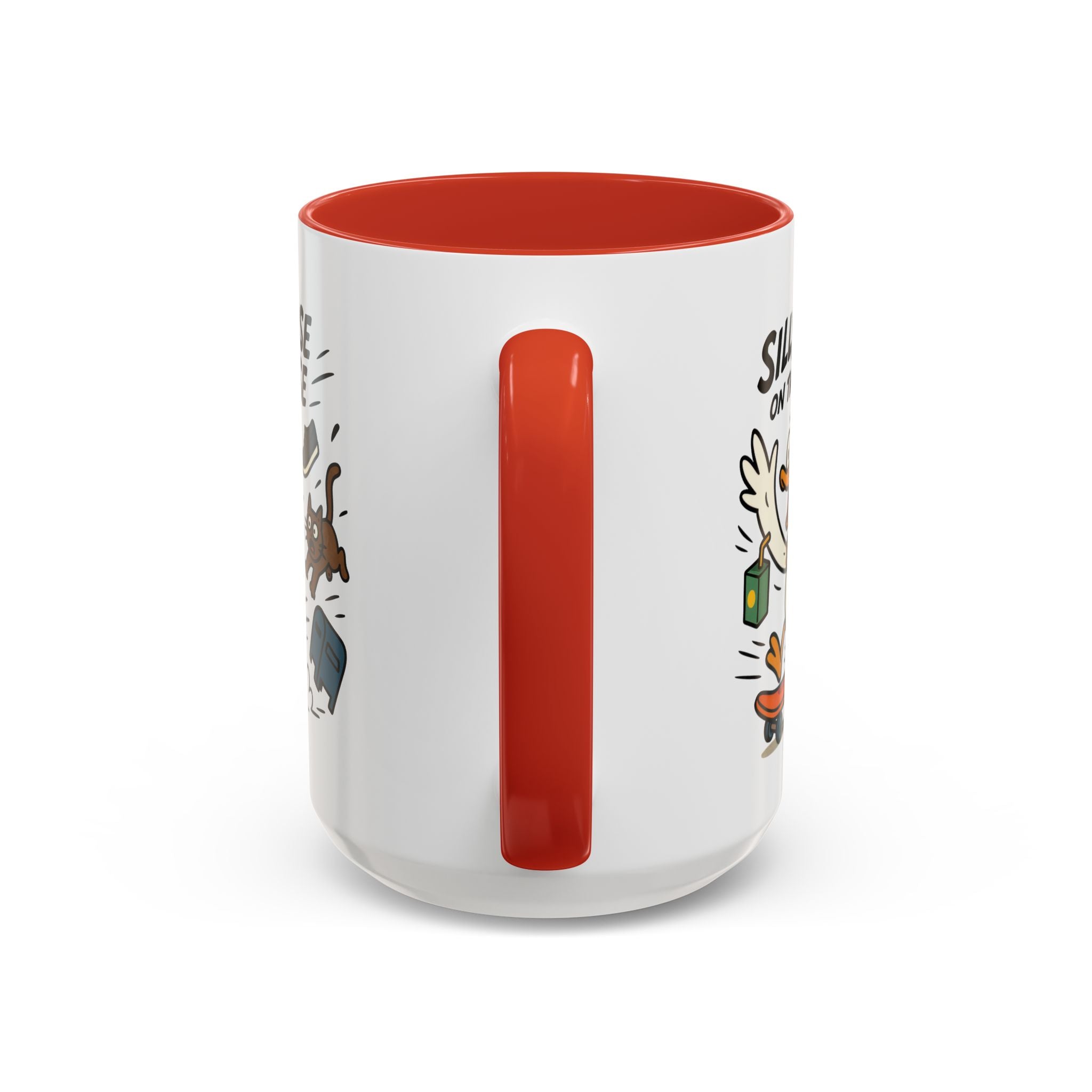 Silly Goose Coffee Mug - Fun Gift for Animal Lovers, Quirky Desk Decor, Inspirational Drinkware, Home & Office Tea Cups