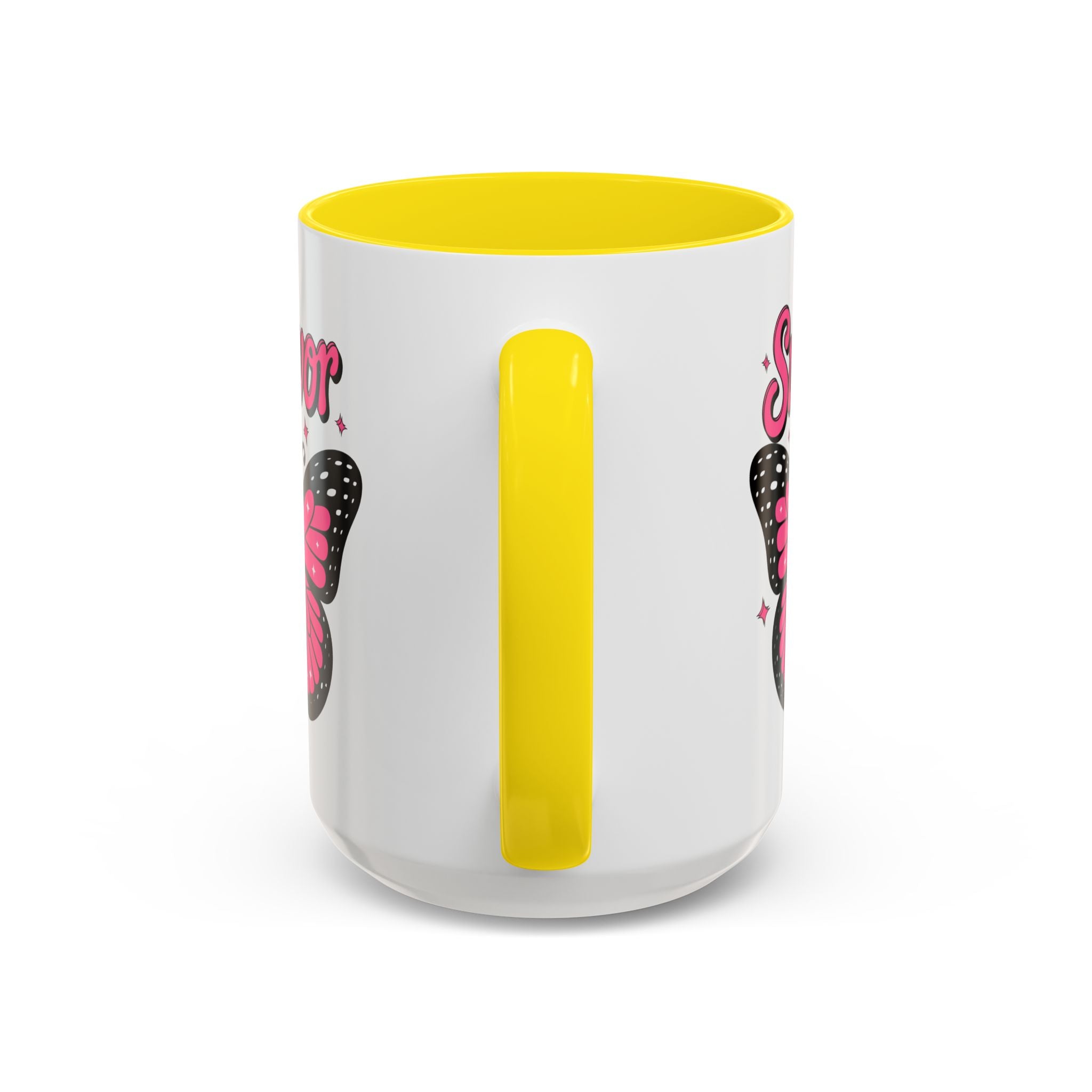 Survivor Butterfly Coffee Mug, Inspirational Gift, Pink Ribbon Mug, Breast Cancer Awareness, Empowerment Cup, Motivational Drinkware