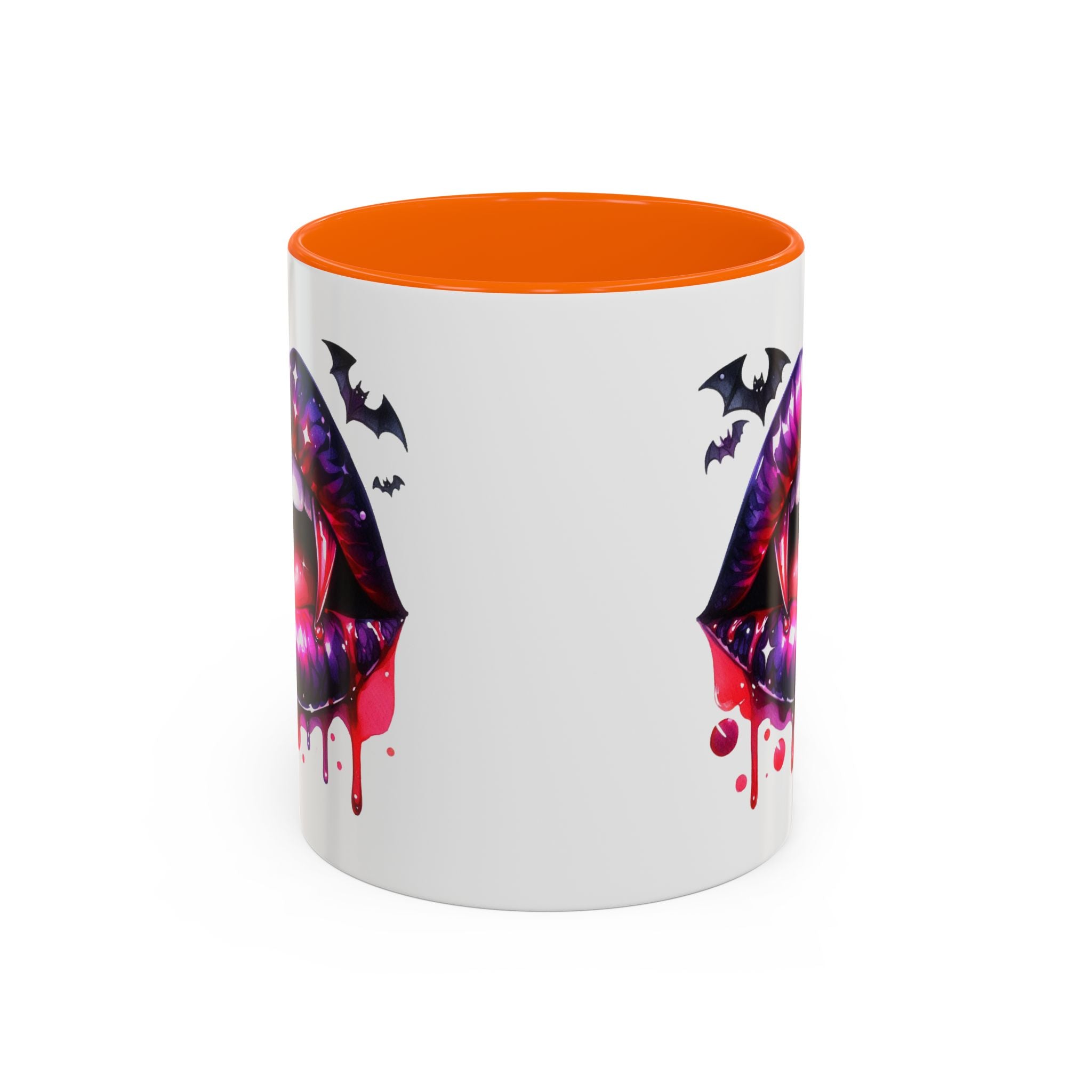 Gothic Vampire Coffee Mug, Halloween Mug, Dark Aesthetic, bats, Spooky Home Decor, Unique Coffee Cup