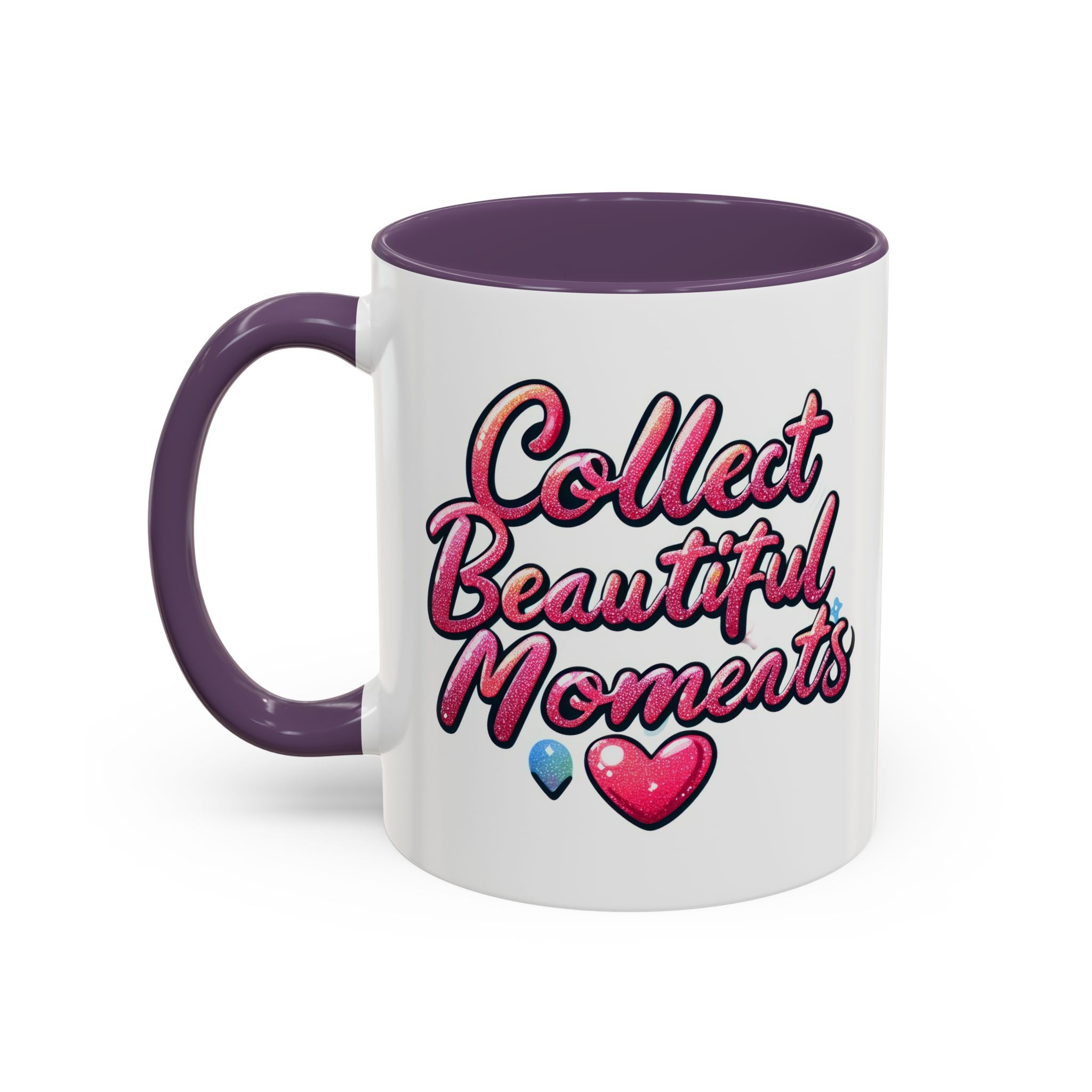 Collect Beautiful Moments Coffee Mug - 11oz & 15oz positive vibe love heart cup