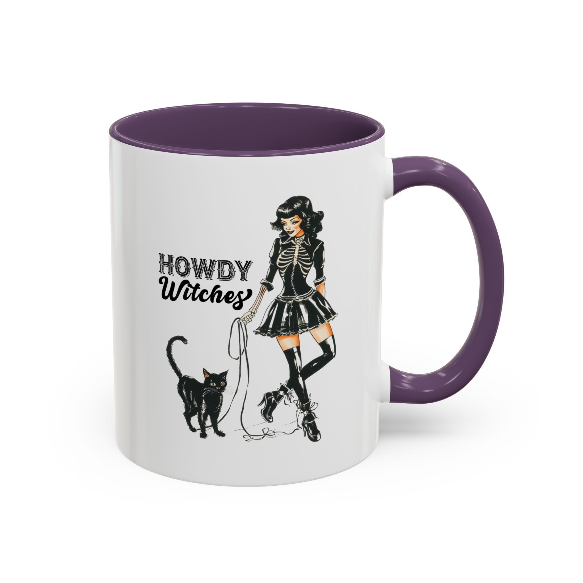 Spooky Cat Coffee Mug, Halloween Gifts, Witchy Home Decor, Black Cat Mug, Cozy Drinkware, Magical Kitchen Accessories