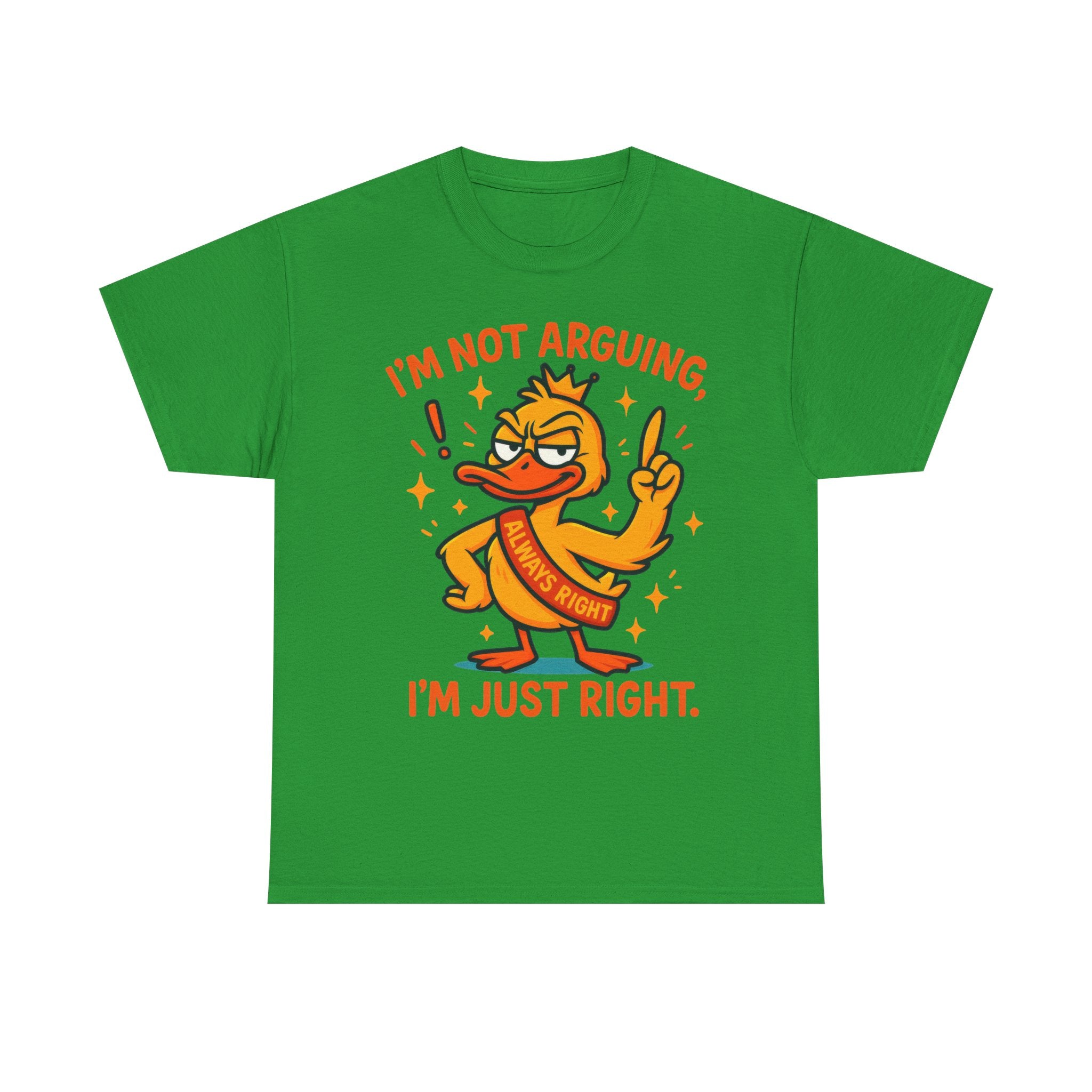 Funny attitude always right Tee, Casual Wear, Gift for Friends, Humor T-Shirt,  Loungewear, Birthday Gift