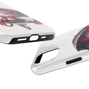 vampire girl horror art Tough Phone Cases