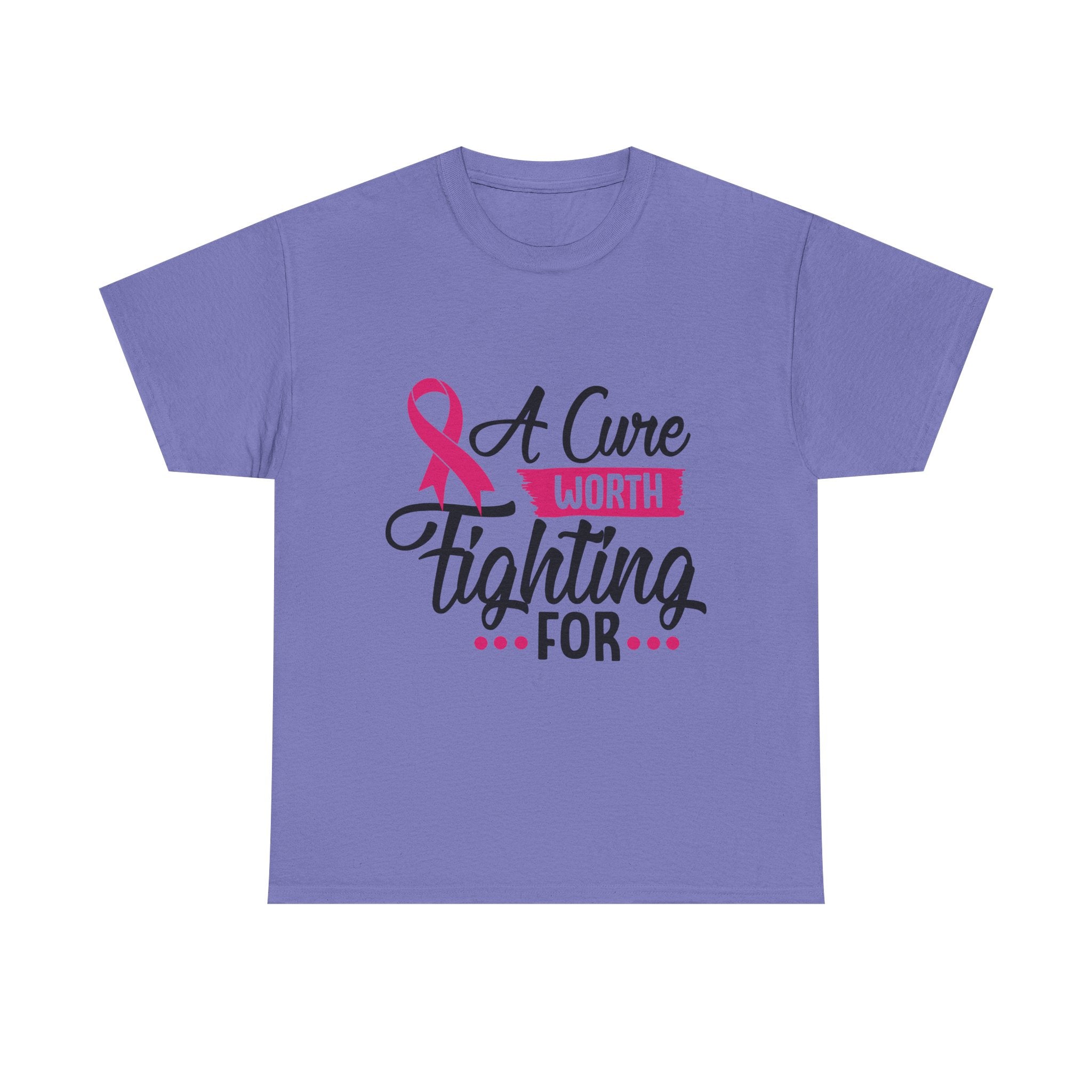 Breast Cancer Awareness Tee, A Cure Worth Fighting For Shirt, Unisex Support T-Shirt, Gift for Hope and Strength, Fundraising Apparel