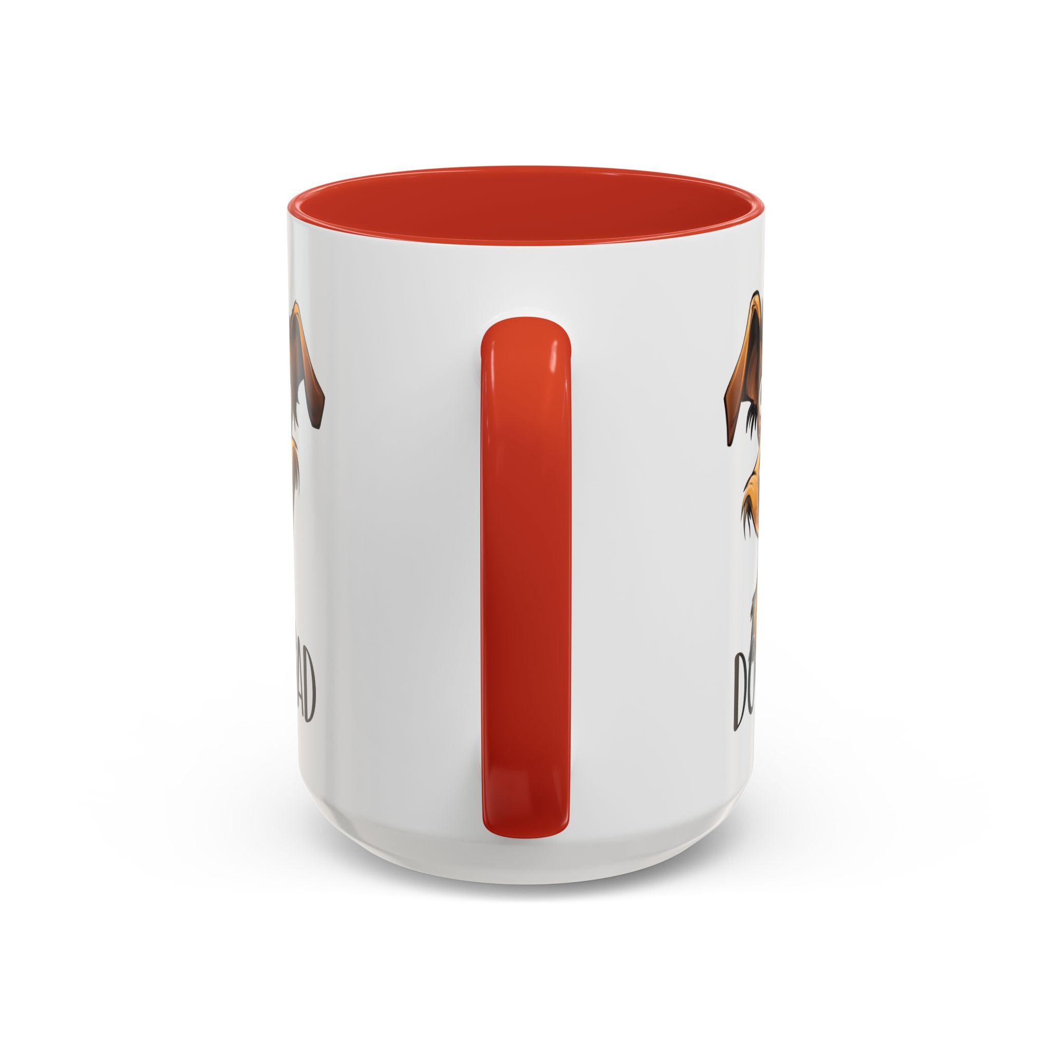 Dog Dad Accent Coffee Mug - Fun Gift for Dog Lovers, Pet Fathers, Father's Day, Birthday, Coffee Lovers