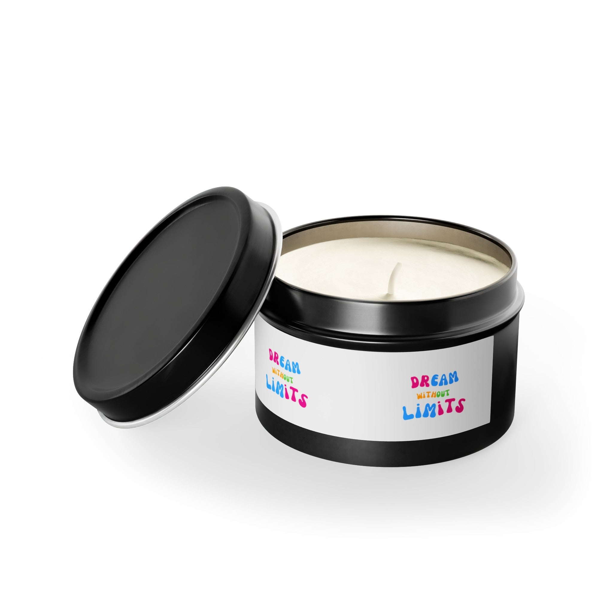 Dream without limits scented Tin Candles