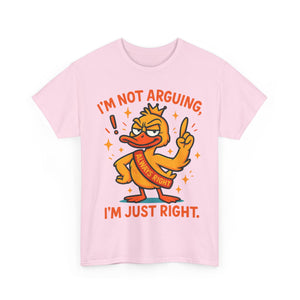 Funny attitude always right Tee, Casual Wear, Gift for Friends, Humor T-Shirt,  Loungewear, Birthday Gift