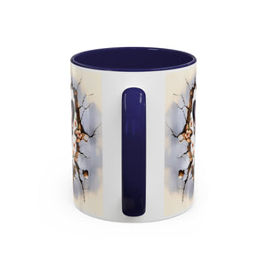 Cute French Bulldog Accent Coffee Mug, Pet Lover Gift, Dog Lover Mug, Home Office Coffee Cup, Unique Animal Print Mug