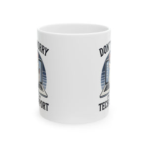 cat Tech Support coffee Mug: Perfect Gift for Programmers, IT Professionals, Geeky Friends, Coffee Lovers, Anti-Stress