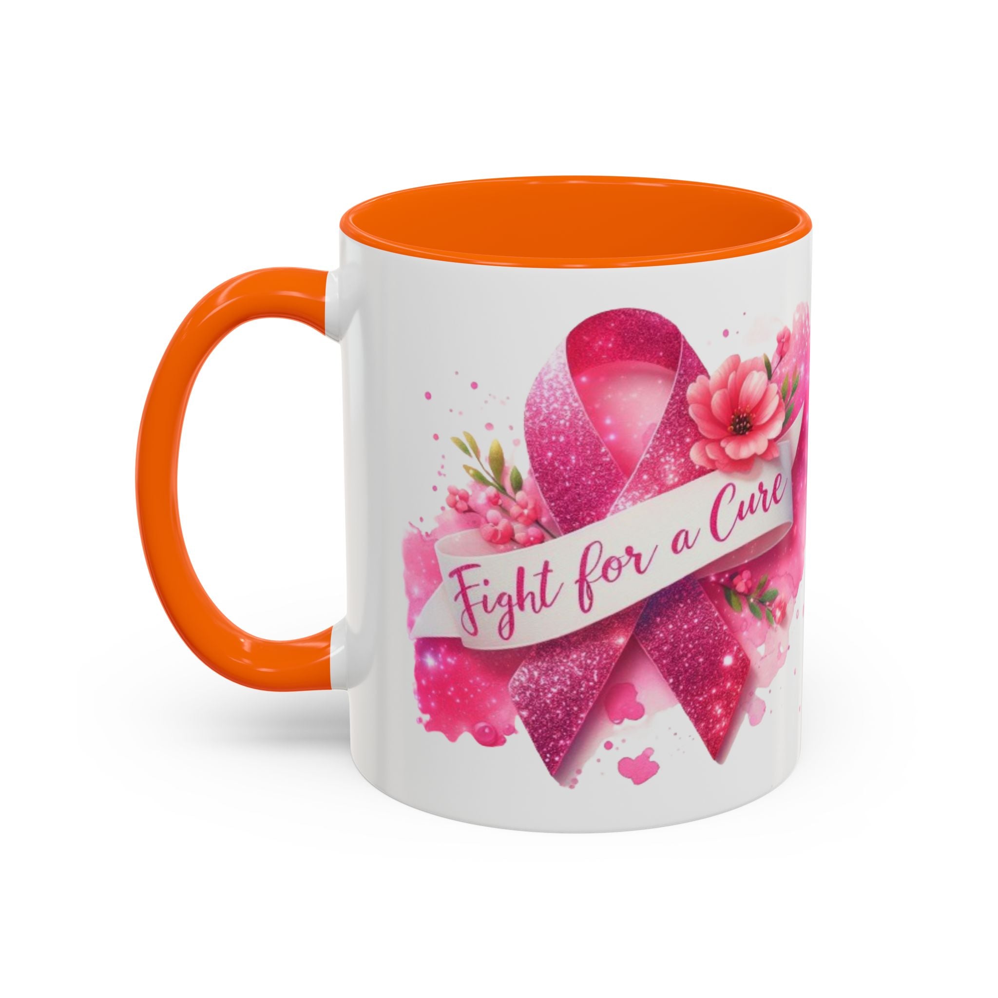 Inspirational Breast Cancer Awareness Coffee Mug - Fight for a Cure, Support Cancer Survivors, Gifts for Her, Pink Ribbon Design, [...]