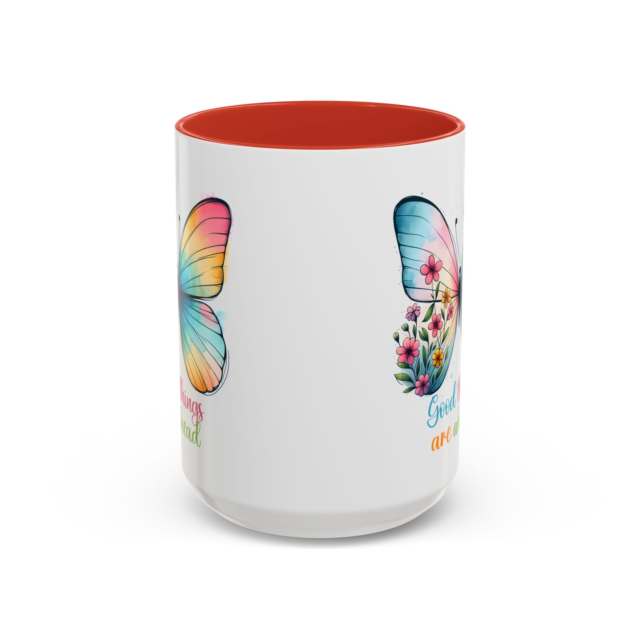 Inspirational Butterfly Coffee Mug positive vibe mental health