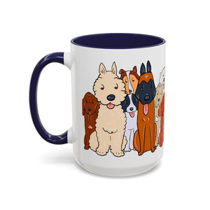 Cute Dog Breed Accent Coffee Mug, Pet Lover Gift, Canine Mug, Gifts for Dog Owners, Puppy Lover Mug