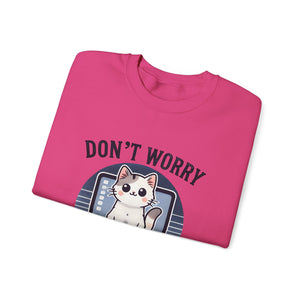 Tech Support Cat Crewneck Sweatshirt – Fun Gift for IT Lovers