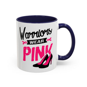 Breast Cancer Awareness Coffee Mug, Inspirational Gift, Warrior Mug, Pink Ribbon Awareness, Supportive Beverage Cup