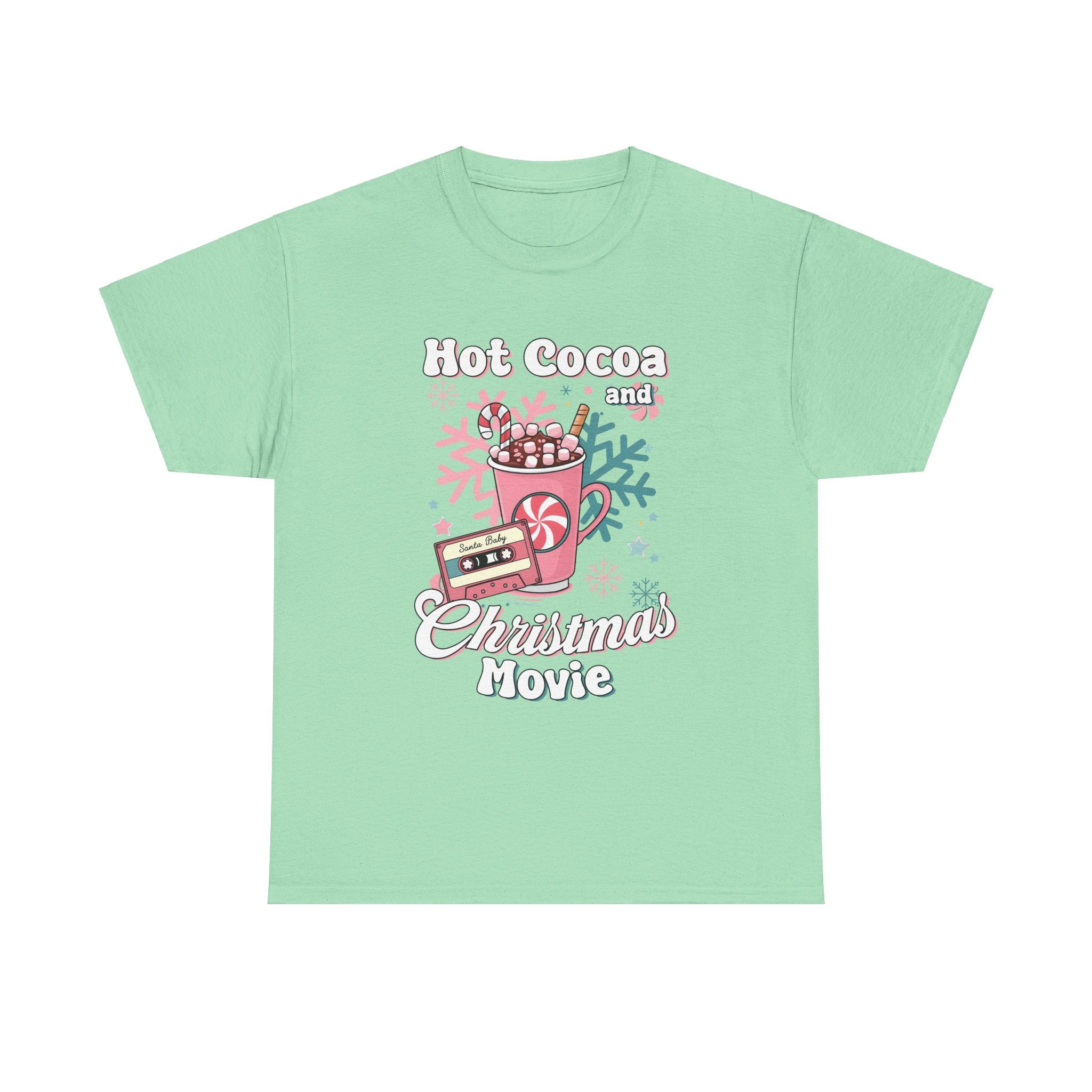 hot cocoa and christmas movie Unisex Heavy Cotton Tee