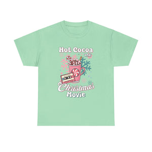 hot cocoa and christmas movie Unisex Heavy Cotton Tee