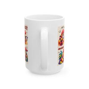 Funny Rooster Mug, attitude sarcasm Coffee Cup for Animal Lovers, Gift for Birthdays, Holidays, & Coffee Enthusiasts