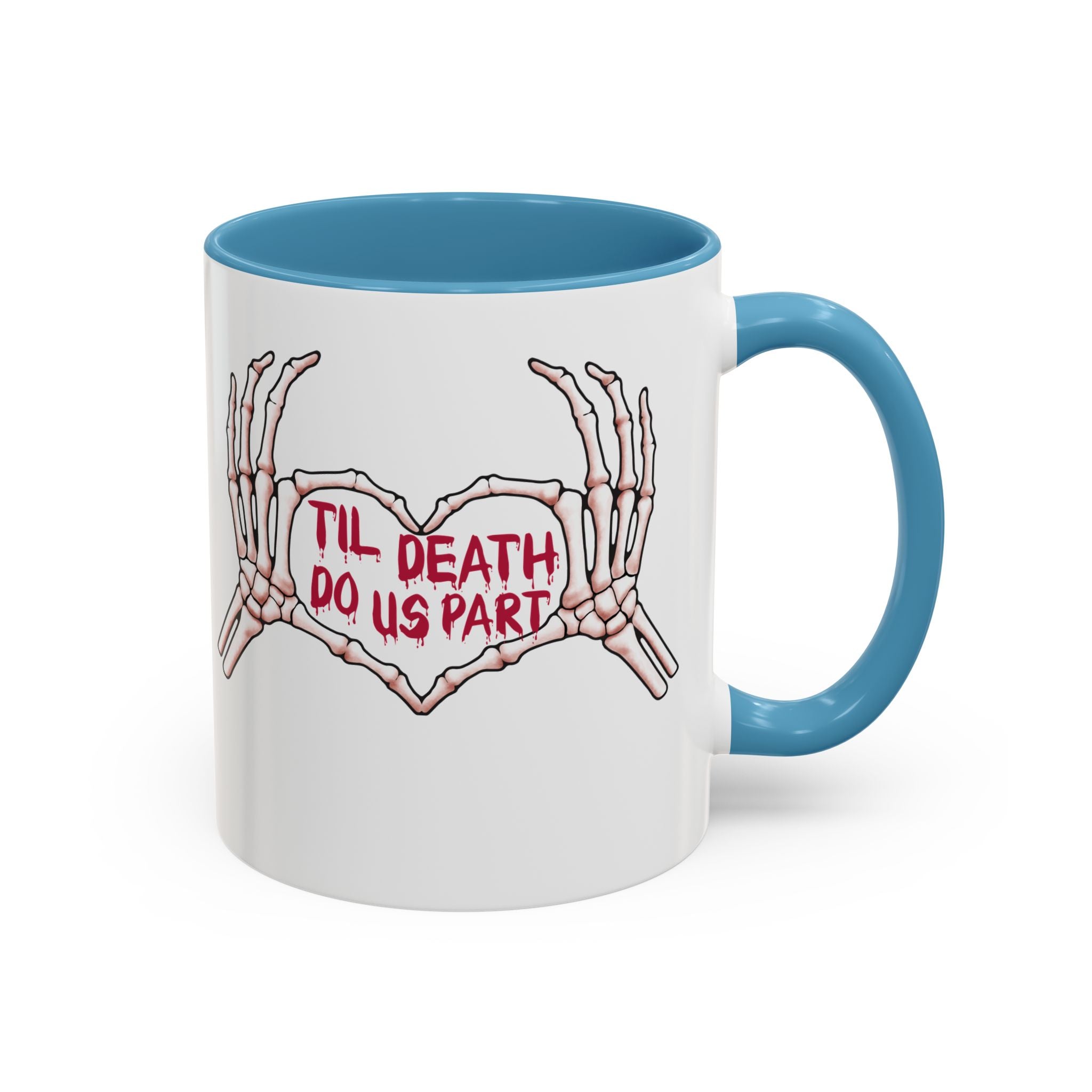Til Death Do Us Part Skeleton Hands Coffee Mug