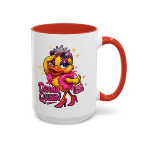 Drama Queen Coffee Mug, Funny Mug for Her, Gift for Drama Lovers, Sassy Office Mug, Unique Present for Birthdays