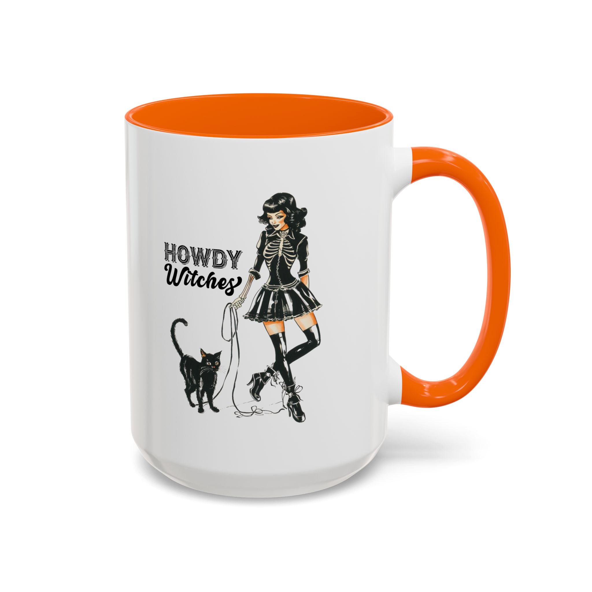 Spooky Cat Coffee Mug, Halloween Gifts, Witchy Home Decor, Black Cat Mug, Cozy Drinkware, Magical Kitchen Accessories