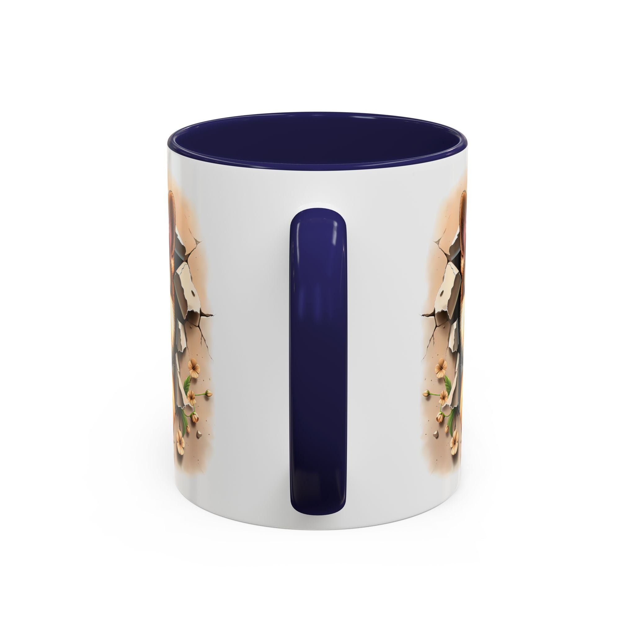 German Shepherd Accent Coffee Mug | Dog Lover Gift, Tasty Hot Beverage Cup, Pet Themed Kitchenware, Animal Adoption Cup, Unique Pet Gift