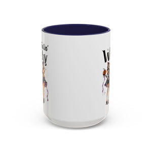 Witchy Accent Coffee Mug - Spooky Halloween Mug, Witchy Decor, Gift for Her, Fall Coffee Cup, Party Mug
