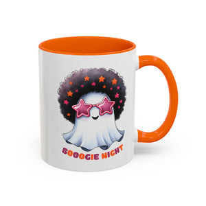 Groovy Ghost Coffee Mug - Fun, Whimsical Mug for Halloween, Parties, Gift for Friends, Unique Home Decor, Boogie Night