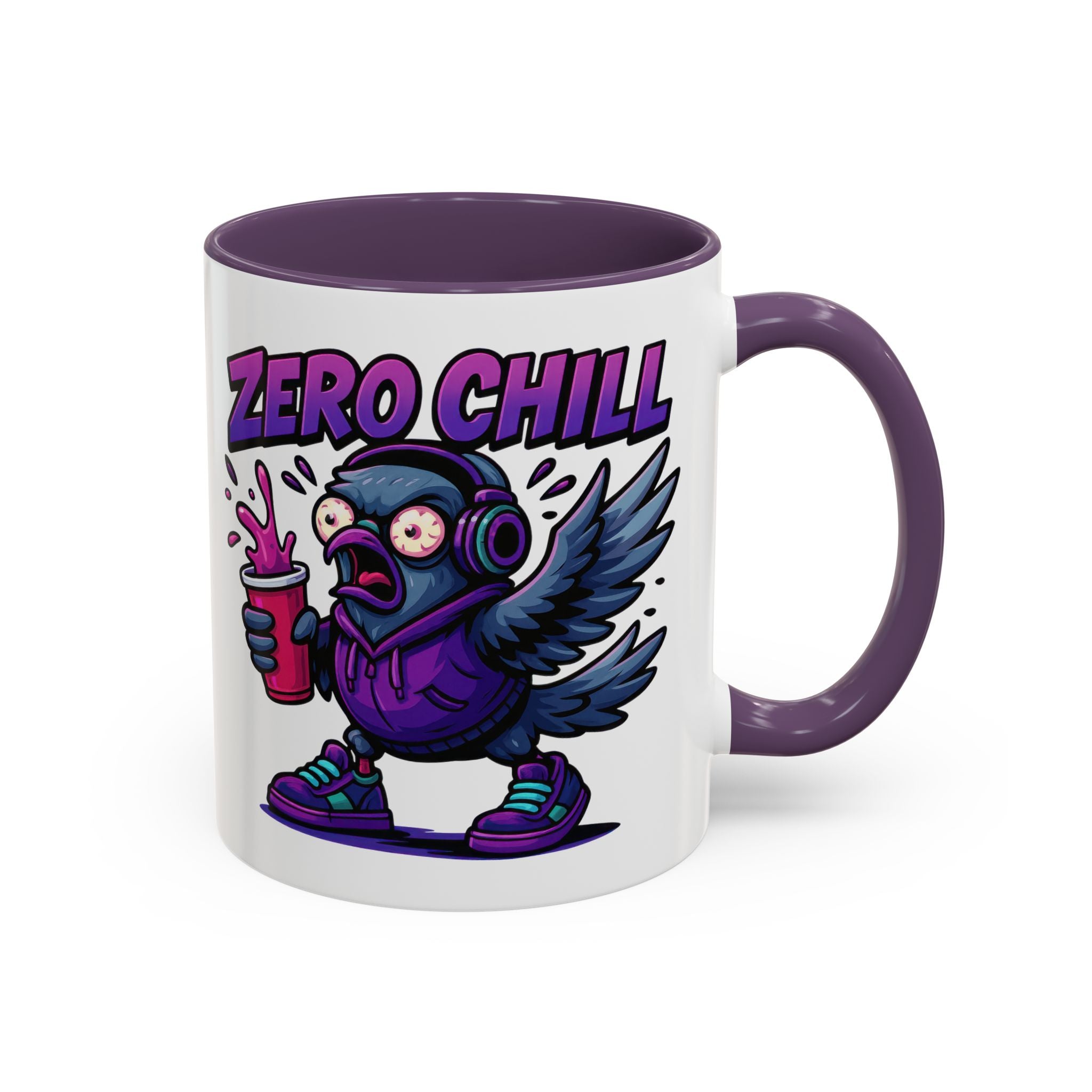 Zero Chill Accent Coffee Mug - Fun Ceramic Cup for Coffee Lovers, Unique Gift for Friends, Quirky Drinkware, Perfect for Birthdays, [...]