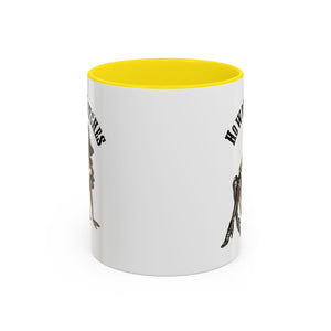 Howdy Witches Coffee Mug - Spooky Halloween Mug, Gift for Witches, Witchy Decor, Gothic Coffee Cup, Skeleton Design