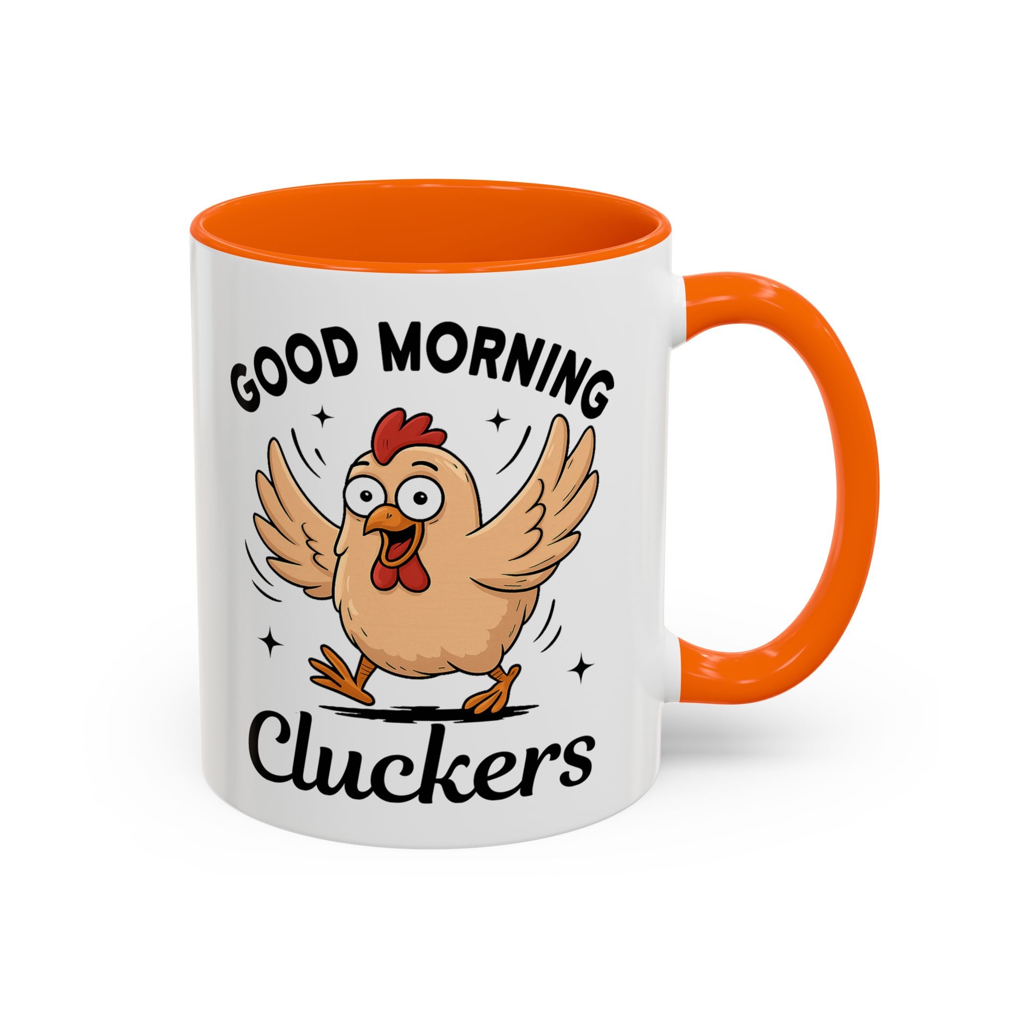 Good Morning Cluckers Coffee Mug — Funny Chicken Farmhouse Ceramic Mug (11/15oz) sarcasm