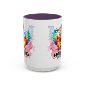 good Morning Mug with Cheerful Rooster Design - Perfect for Coffee Lovers, Gifting, Morning Routine, Kitchen Decor, Bird Enthusiasts