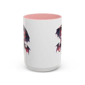 Gothic vampire girl  horror art Accent Coffee Mug (11, 15oz)