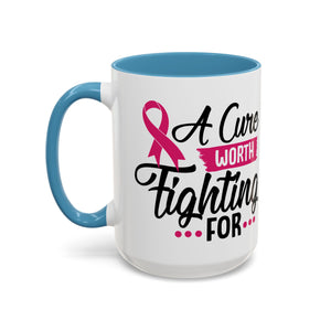 Inspirational Breast Cancer Awareness Mug, Supportive Gift for Fighters, 11oz & 15oz Coffee Cup - Perfect for Fundraisers, Hope, [...]