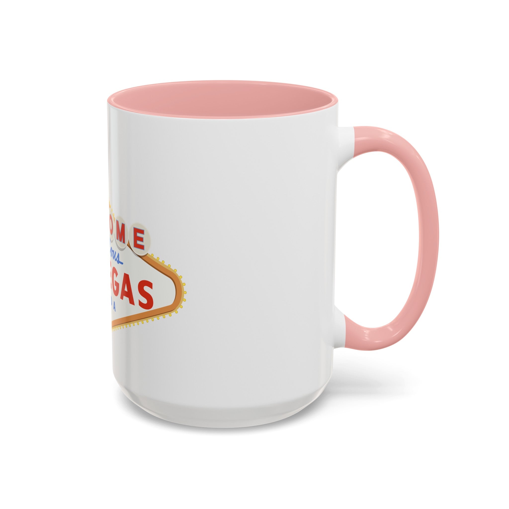 Las vegas sign Accent Coffee Mug (11, 15oz) by the x m world