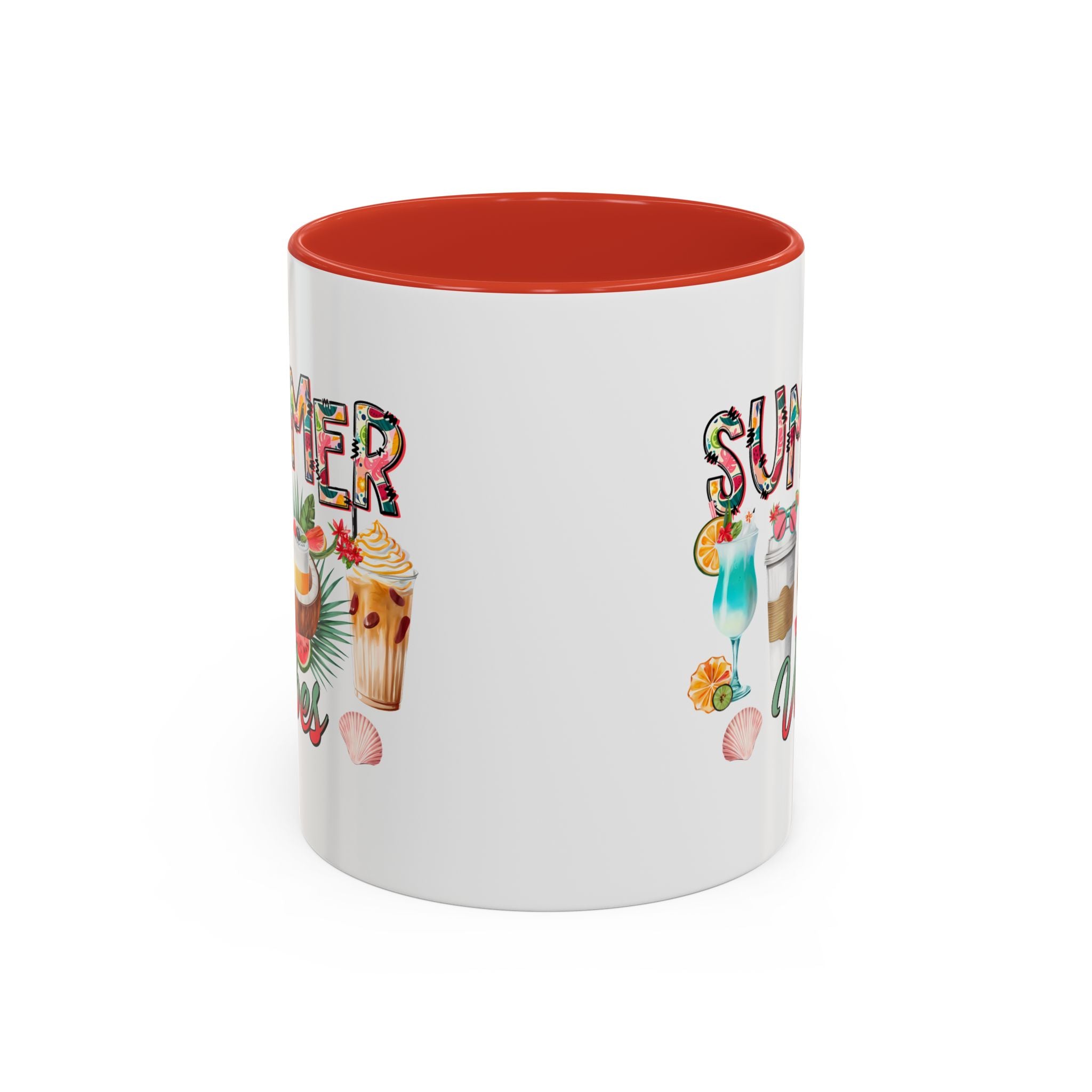 Summer Vibes Accent Coffee Mug - 11oz & 15oz - Perfect for Sunny Days & Celebrations
