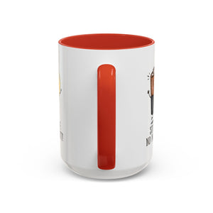 Stay Positive Accent Coffee Mug - 11oz & 15oz - Cute Light Bulb & Battery Design