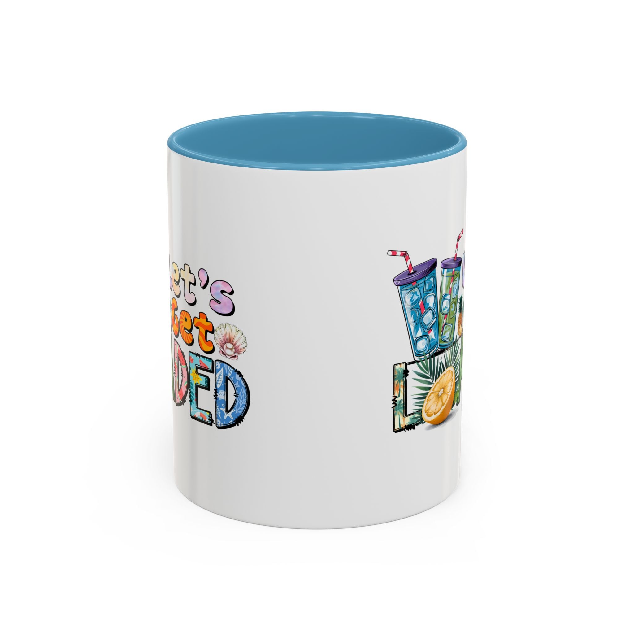 Colorful 'Let's Get Loaded' Coffee Mug - Fun Drinkware for Parties & Gatherings
