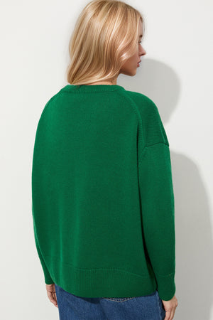 Basic Bae Round Neck Dropped Shoulder Long Sleeve Sweater