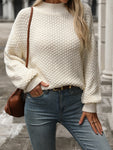 Mock Neck Long Sleeve Sweater