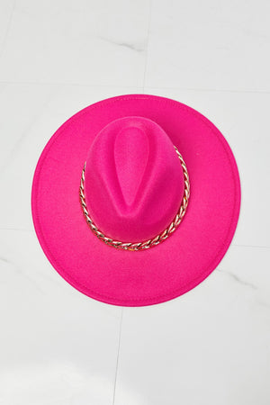 Fame Keep Your Promise Fedora Hat in Pink