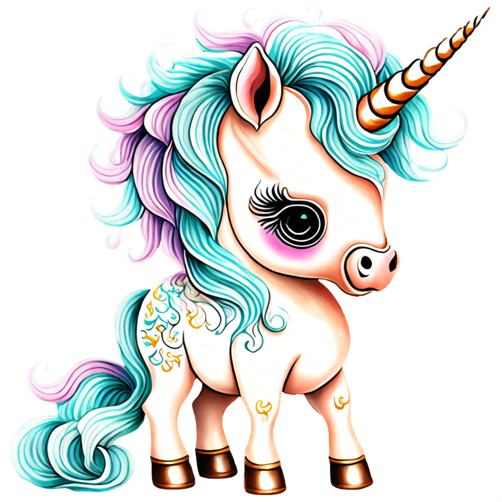 Unicorn png designs for print on demand downloads