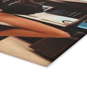 Dessert anyone Glass Cutting Board by Cameron Sloane