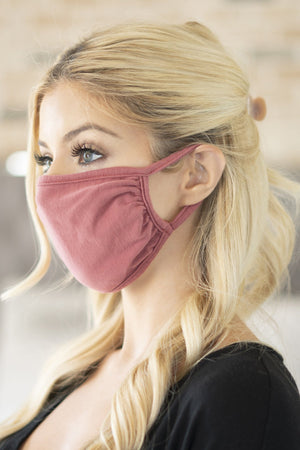 Rfm6002-Ct- Plain Reusable Face Mask for Adults