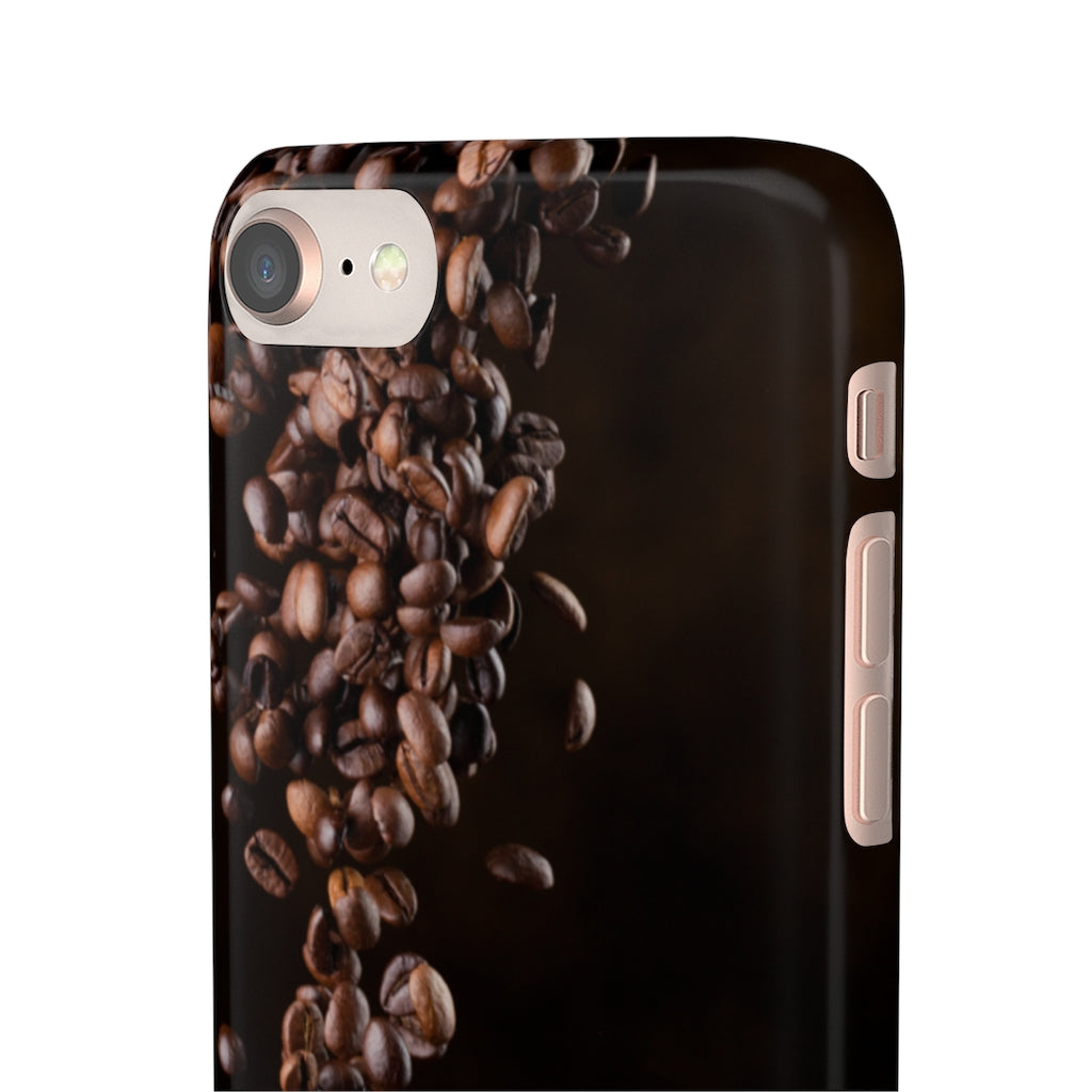 Coffee bean iphone Snap Cases