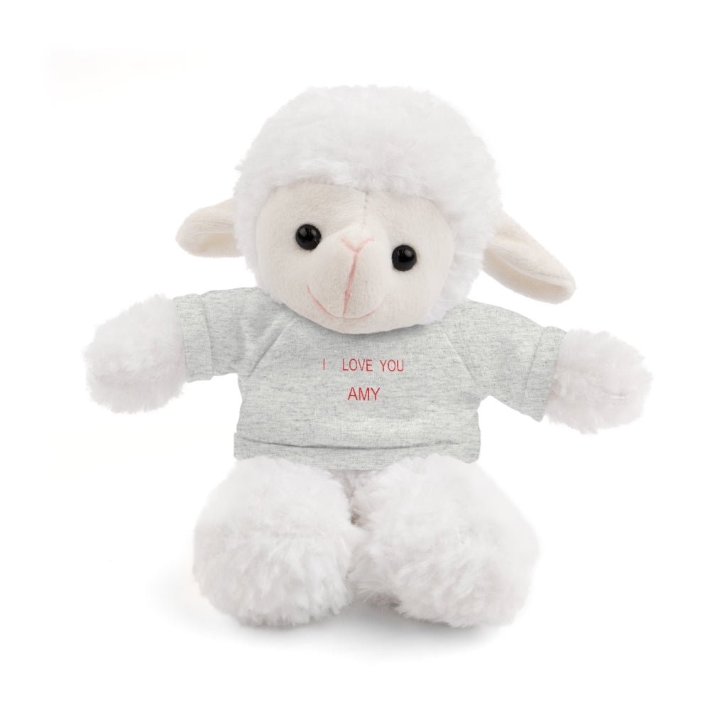 I LOVE YOU AMY Stuffed Animals with Tee