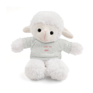 I LOVE YOU AMY Stuffed Animals with Tee
